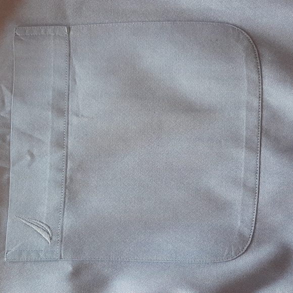 Light Blue Nautica Cotton 16½ 32/33 Dress Shirt - Picture 3 of 6